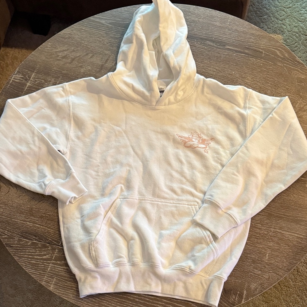 White Hoodie Sweatshirt